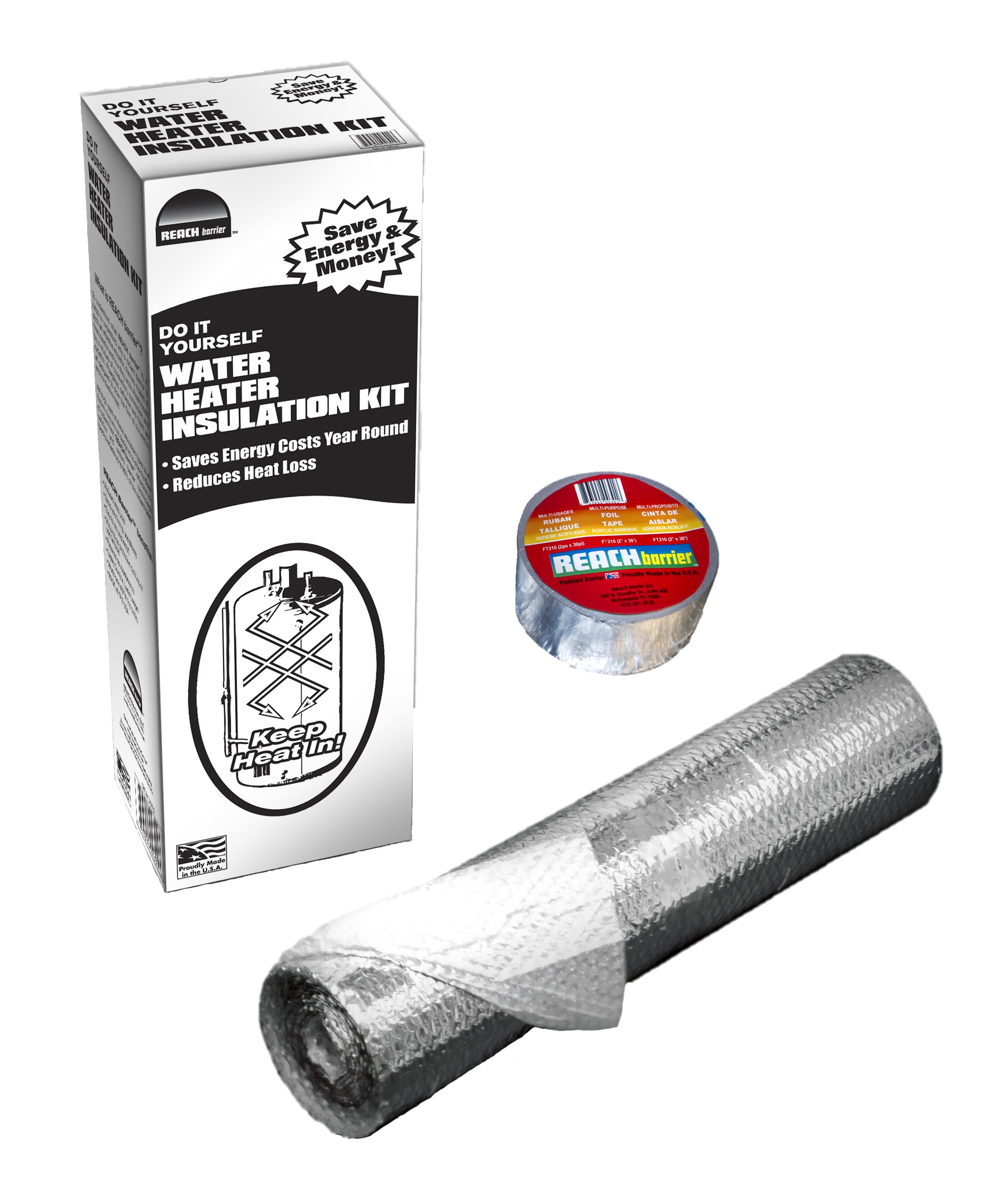 3016 Single Reflective Air Water Heater Insulation Kit