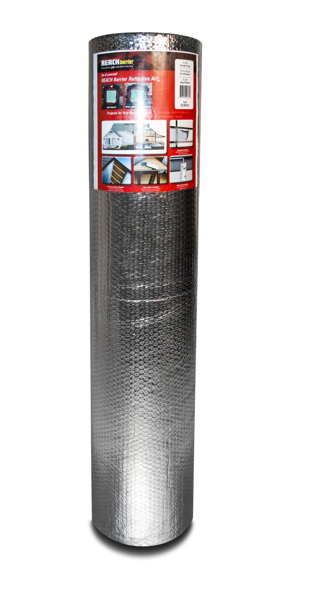 Reach Barrier Reflective Air² Roll 4'x25' (Double Reflective/Double Bubble)